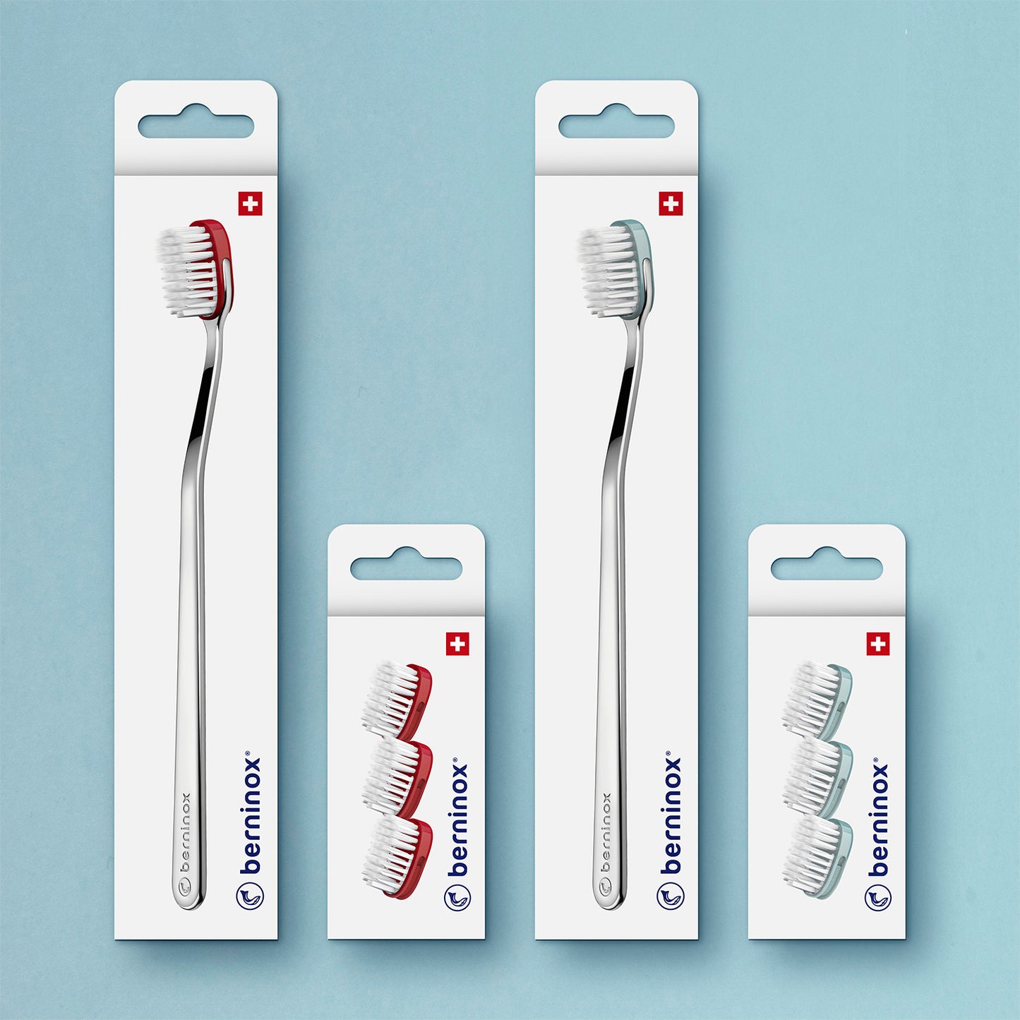 Double Starter Pack - coral red and iceberg green