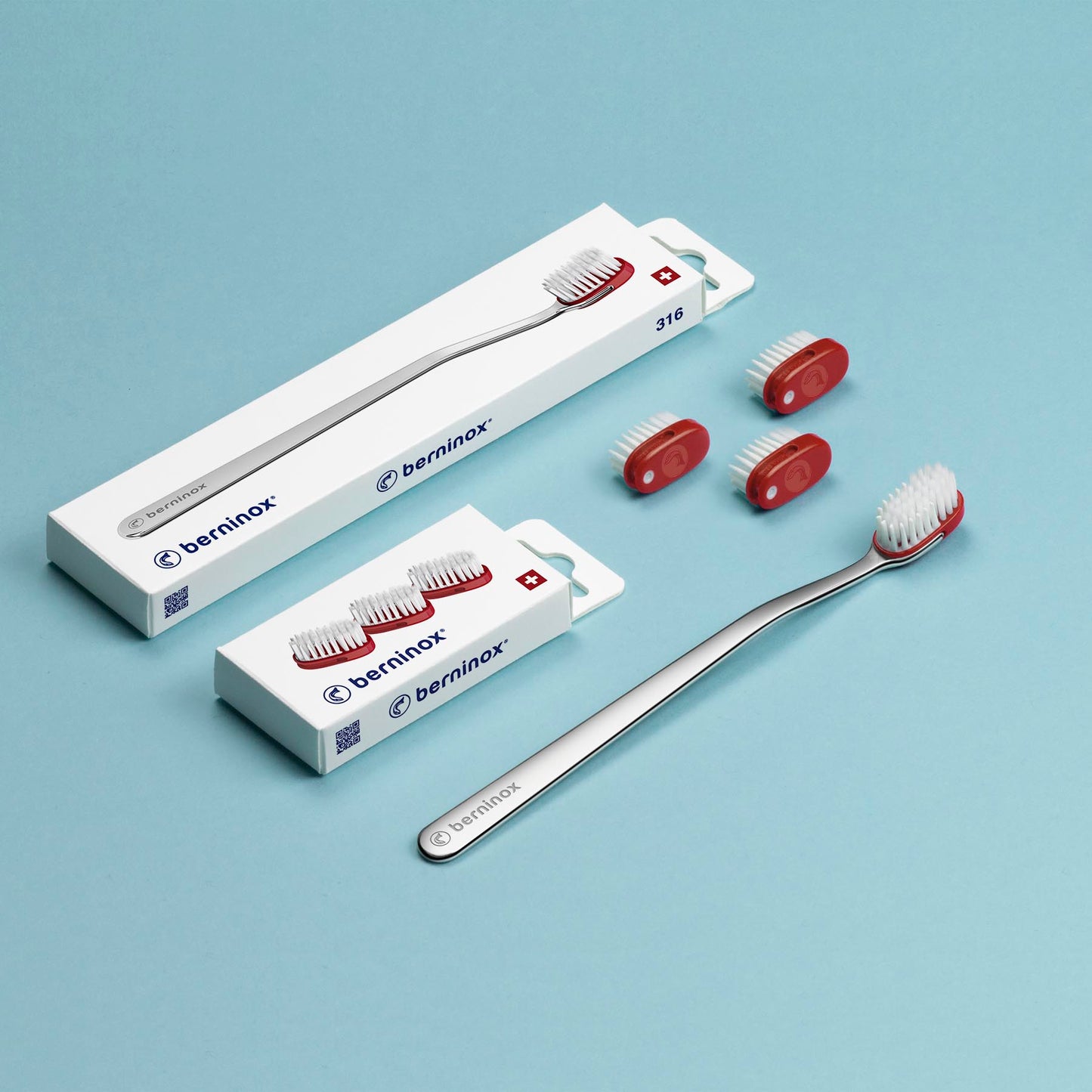 Double Starter Pack - coral red and iceberg green