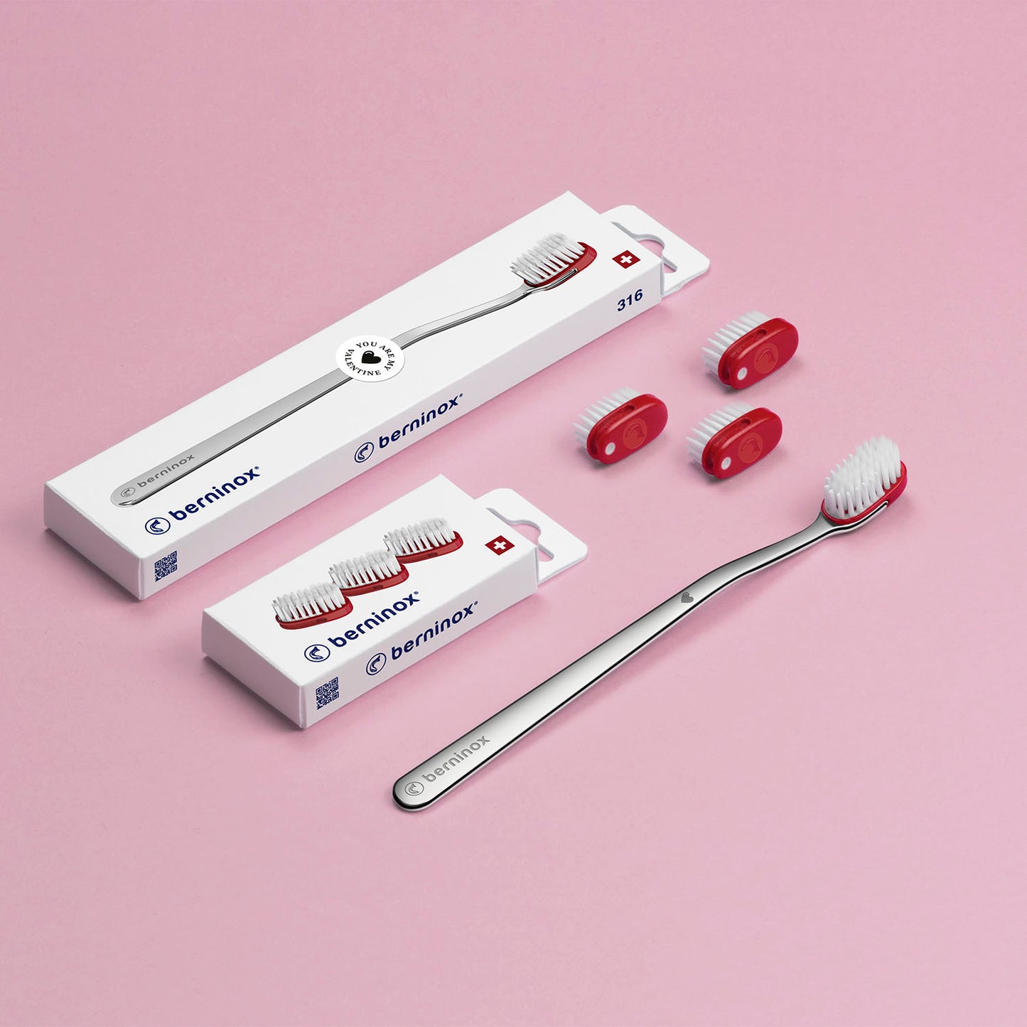 Startpakke Valentinsdag rød koral