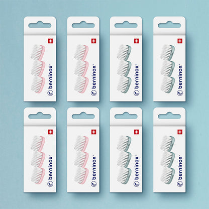 Pack 8 recharges - rose coquillage et vert iceberg - 24 têtes